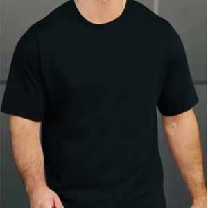 Basic Cotton Crew-Neck Tee