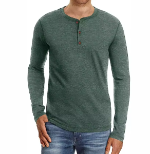 Henley Long-Sleeve T-Shirt