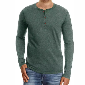 Henley Long-Sleeve T-Shirt
