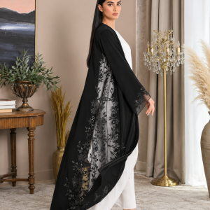 Elegant Wedding Embroidery Abaya